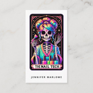 Affärskortet Bold Nagel Tech Tarot Card Visitkort