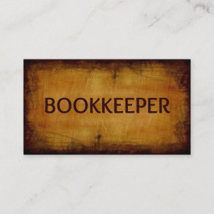 Affärskortet Bookkeeper Visitkort