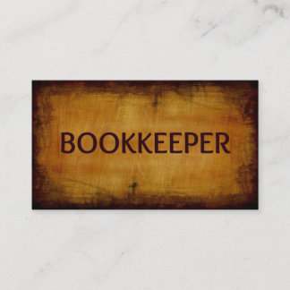 Affärskortet Bookkeeper Visitkort