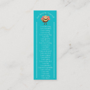 Affärskortet Bookmark mini Visitkort