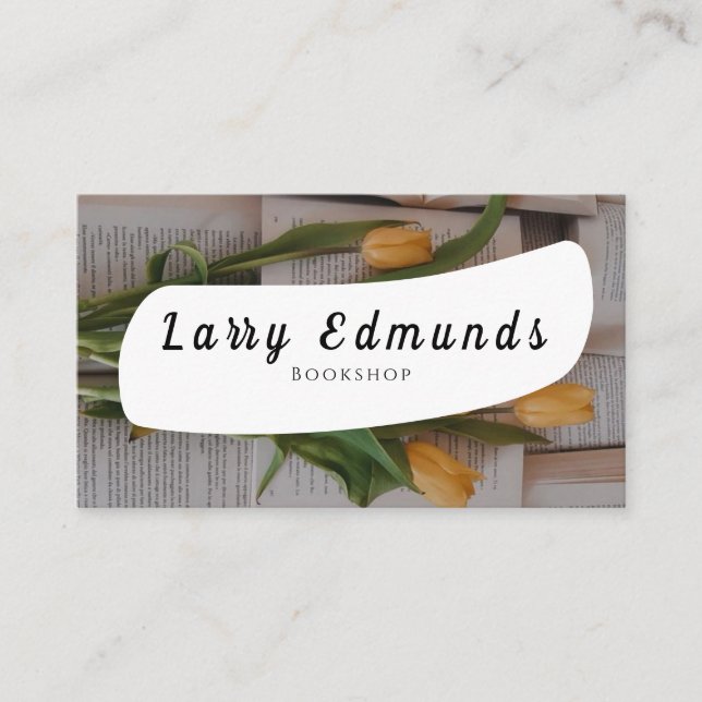 Affärskortet Bookshop Visitkort (Framsida)