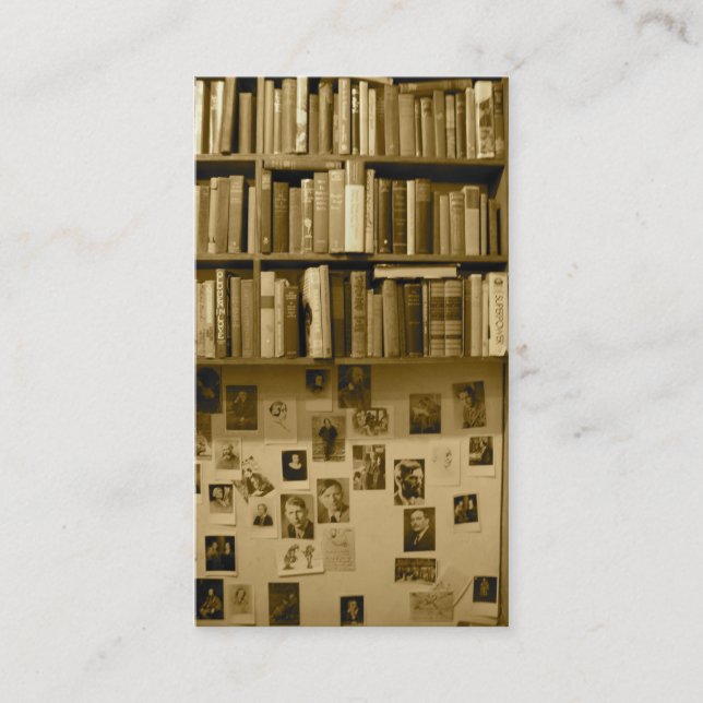 Affärskortet Bookstore Visitkort (Framsida)