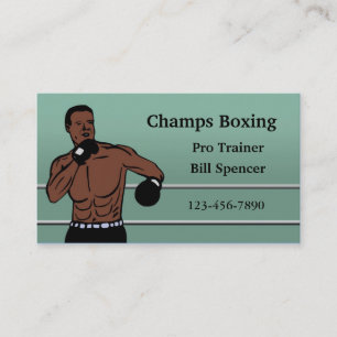 Affärskortet Boxing Visitkort