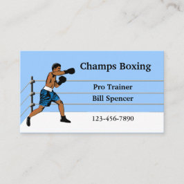 Affärskortet Boxing Visitkort