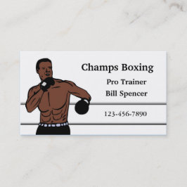 Affärskortet Boxing Visitkort