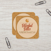 Affärskortet Bread Bakery Cook Homemade Square