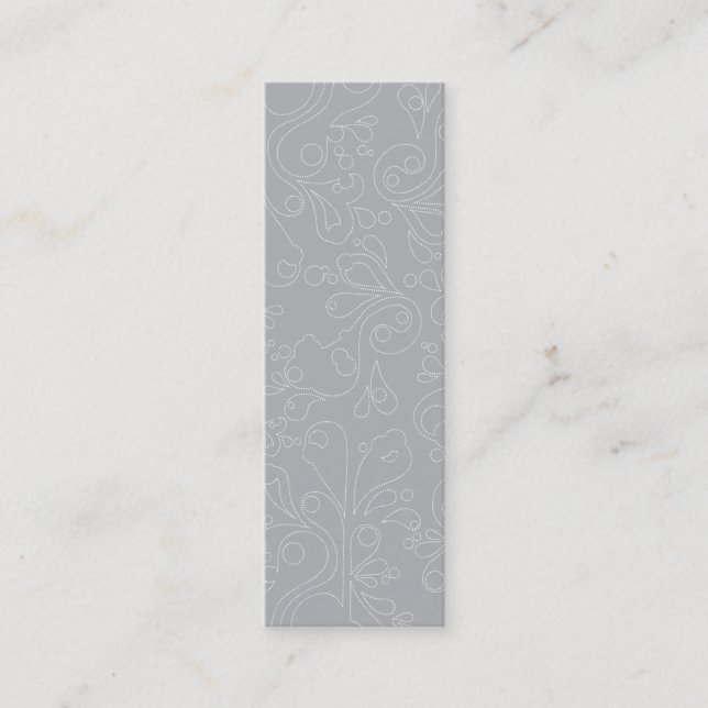 AFFÄRSKORTET BUBBLES Slim Mini Visitkort (Framsida)