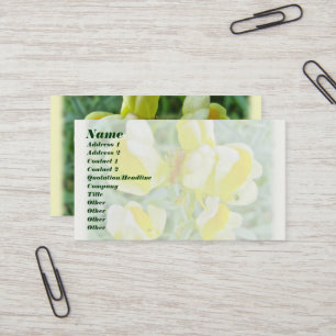 Affärskortet Butter 'n Eggs Wildblomma Visitkort