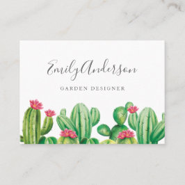 Affärskortet Cactus grönt Visitkort