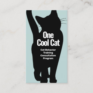 Affärskortet Cat Trainer Behaviorist Visitkort