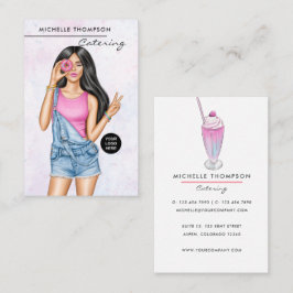 Affärskortet Catering av livsmedel Visitkort