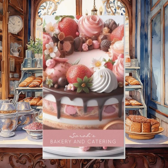 Affärskortet Catering i bakery Visitkort (Skapare uppladdad)