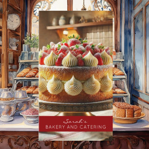 Affärskortet Catering i bakery Visitkort
