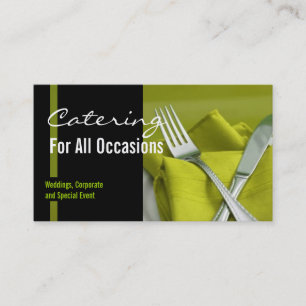 Affärskortet catering Restaurang Visitkort