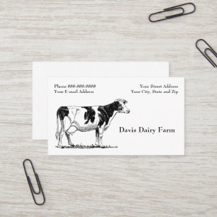 Affärskortet Cattle Dairy Farm Ranch Visitkort