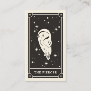 Affärskortet Celestial Boho Tarot Piercer Visitkort