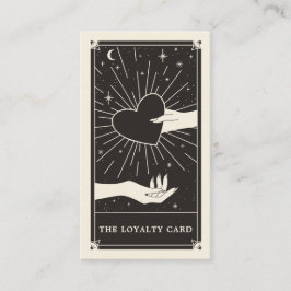 Affärskortet Celestial Tarot boho Discount Visitkort