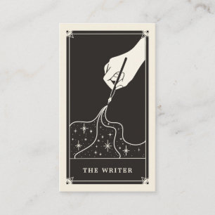Affärskortet Celestial Tarot Writer Visitkort
