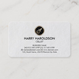 Affärskortet Cello Icon Cellist Premium Visitkort