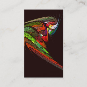 Affärskortet Chameleon Abstrakt Art Visitkort
