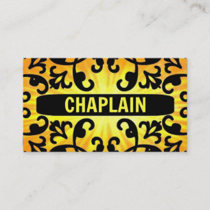 Affärskortet Chaplain Sunshine Damask Visitkort