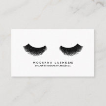 Affärskortet Chic Black Volume Eyelash Extension