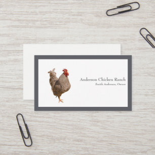 Affärskortet Chicken Rancher Visitkort