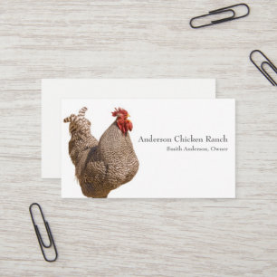 Affärskortet Chicken Rancher Visitkort