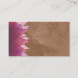 Affärskortet Chocolate Brown Paintbrush Stroke Visitkort