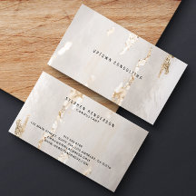 Affärskortet Classy Modern Gold Foil