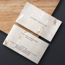 Affärskortet Classy Modern Gold Foil Visitkort