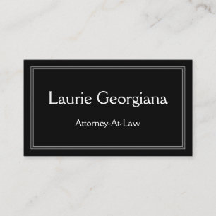 Affärskortet Clean & Modern Attorney-at-Law Visitkort