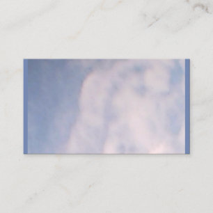 Affärskortet Cloudy Blå himmel Visitkort