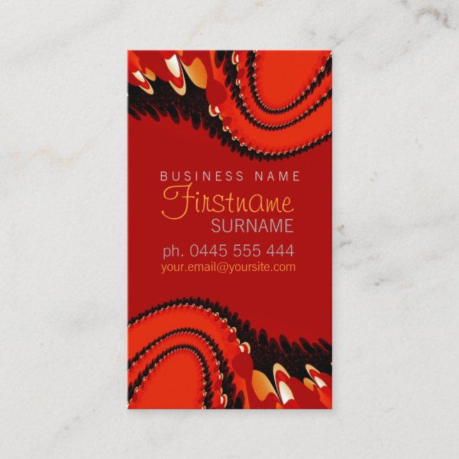 Affärskortet CoastaLines Visitkort (Framsida)