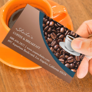 Affärskortet Coffee Beans Visitkort