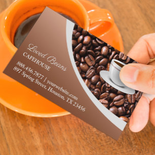 Affärskortet Coffee Beans Visitkort