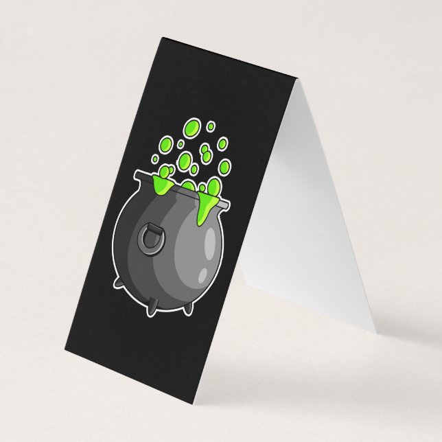 Affärskortet Coffee Cauldron - tecken Visitkort (Framsida)