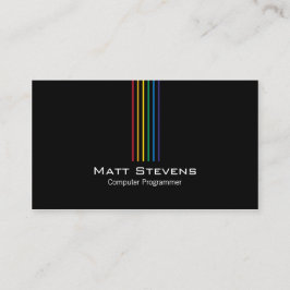 Affärskortet Computer Programmer Simple Visitkort