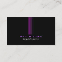 Affärskortet Computer Programmer Simple Visitkort