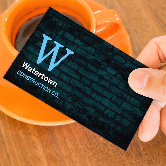 Affärskortet Construction Masonry Brick Visitkort (Skapare uppladdad)