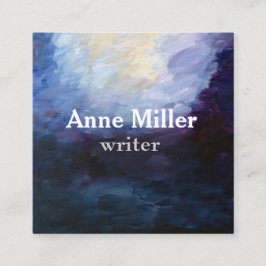 Affärskortet contemporary trends fyrkantigt visitkort