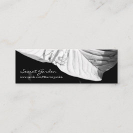 Affärskortet Conversation1Floral Photography Mini Visitkort