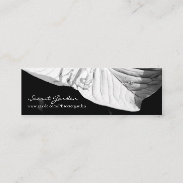 Affärskortet Conversation1Floral Photography Mini Visitkort (Framsida)