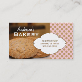 Affärskortet Cookies Photo Bakery Visitkort