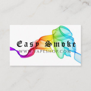 Affärskortet Corolful Smoke Vape Shop Visitkort