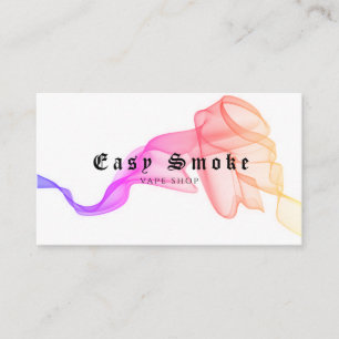 Affärskortet Corolful Smoke Vape Shop Visitkort