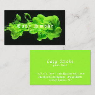 Affärskortet Corolful Smoke Vape Shop Visitkort