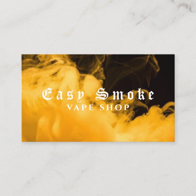 Affärskortet Corolful Smoke Vape Shop Visitkort (Framsida)