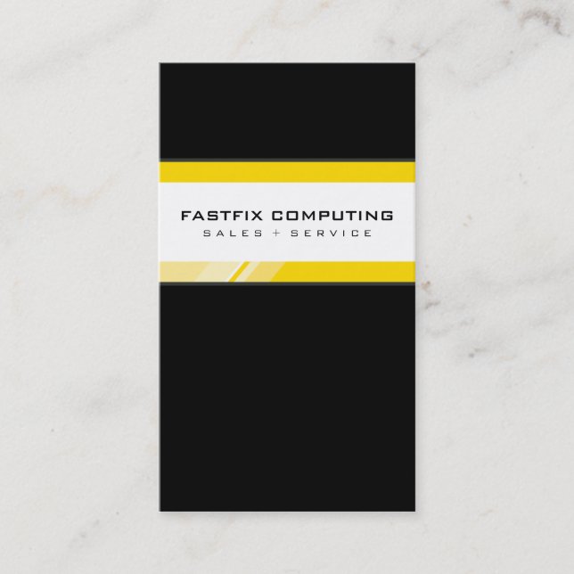 AFFÄRSKORTET CORPORATE :: Högteknologisk, 6P Visitkort (Framsida)