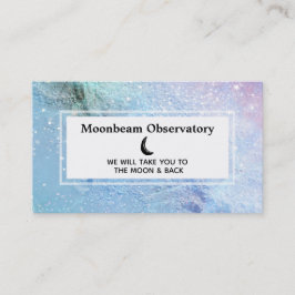 *~* Affärskortet Cosmic Pastel Måne Lunar Yta Visitkort